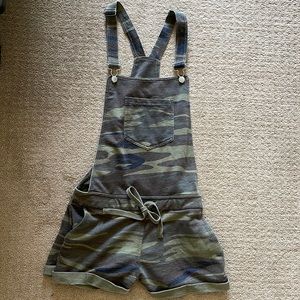 Z Supply camo soft overalls Sz S!